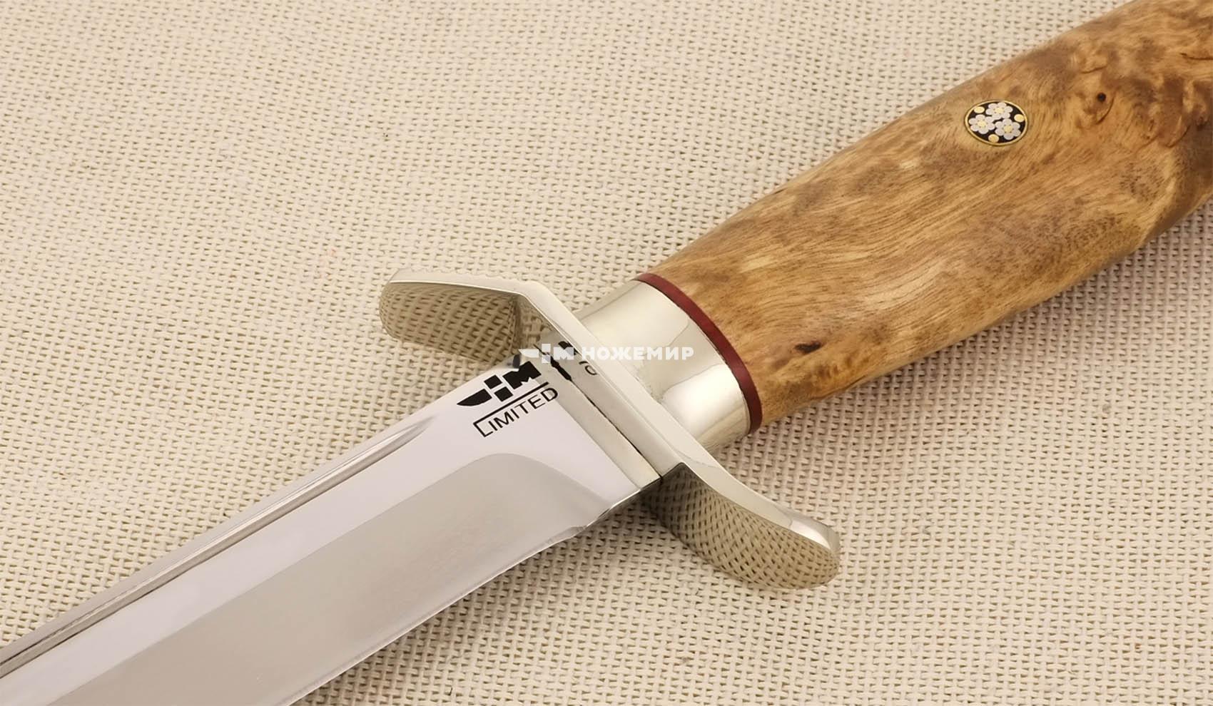 Нож Elmax ручной работы порошковая сталь Uddeholm Элмакс Ножемир Limited РАЗВЕДЧИК (4094)ELMAX