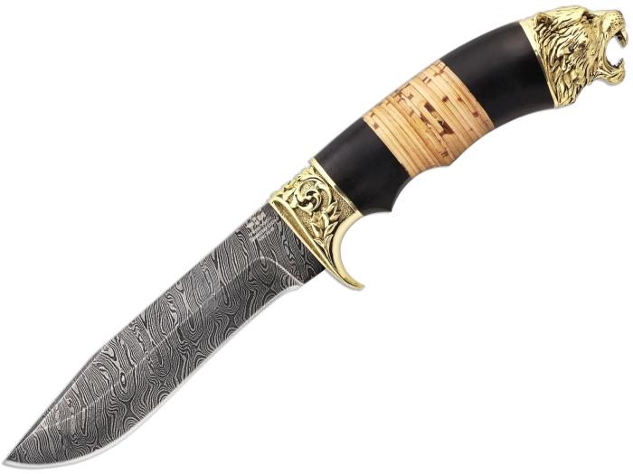 Нож ручной работы Ножемир из дамасской стали ТАЁЖНИК (3448)д