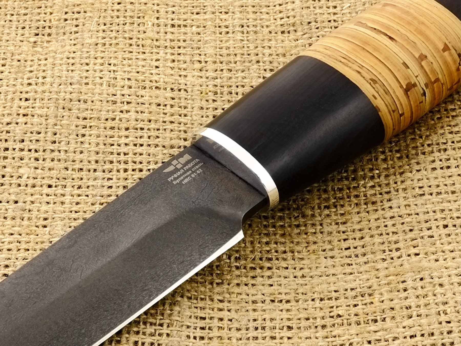 Нож ручной работы Ножемир булатная сталь ВАРАН (3138)б