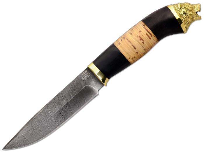 Нож ручной работы Ножемир из дамасской стали ВАРАН (5215)д