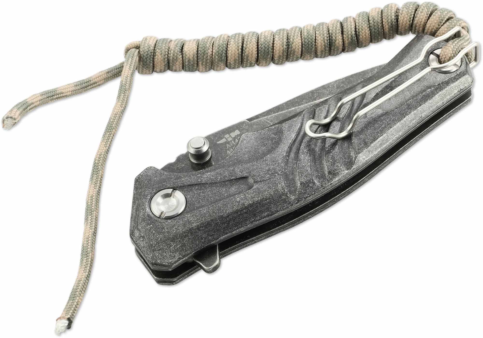 Нож полуавтоматический с металлической рукоятью и темляком Чёткий расклад Mantis A-147
