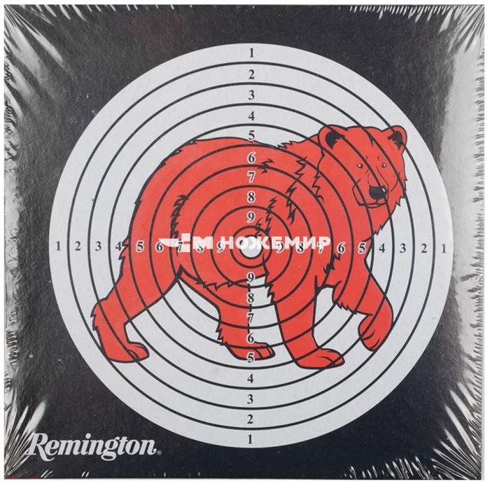 Мишень Remington№2 (Медведь) бумажная 14х14см